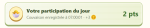 Participation du jour