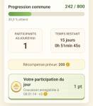 Tableau de progression commune