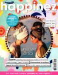 Couverture colorée du magazine Happinez