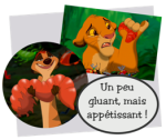 Deux animaux de dessin animé