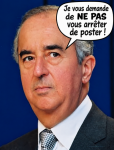 Portrait d’un homme avec une bulle humoristique