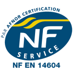 Logo NF Service – NF EN 14604
