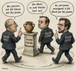 Caricature autour de la violence policière