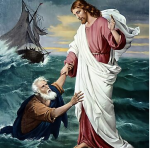 Une main tendue sur une mer agitée