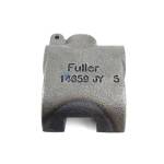 Pièce métallique grise marquée Fuller