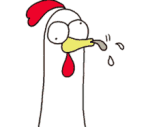 Poule aux grands yeux