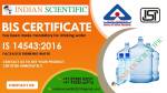 Affiche sur la certification BIS de l’eau potable
