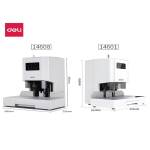 Deux machines de bureau blanches Deli