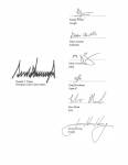 Signatures et noms de personnalités