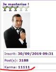 Profil avec photo d’un homme en costume