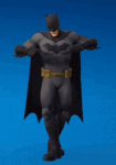 Batman sur fond bleu