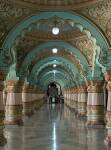 Galerie aux arches turquoise
