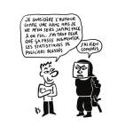 L’humour comme arme face à un policier
