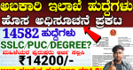 Annonce en kannada avec chiffres et document