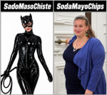 Montage humoristique de deux portraits