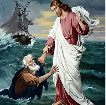 Une main tendue sur une mer agitée
