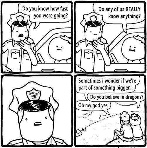 Du contrôle routier aux dragons