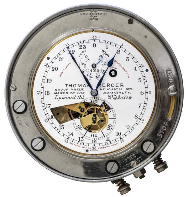Cadran d’un chronomètre mécanique