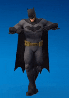 Batman sur fond bleu