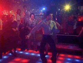 Danse sur une piste lumineuse