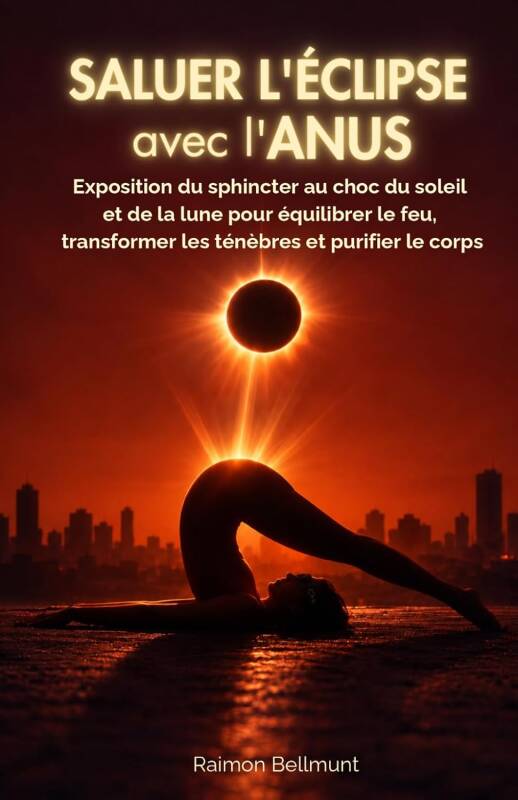 Affiche « Saluer l’éclipse avec l’anus »