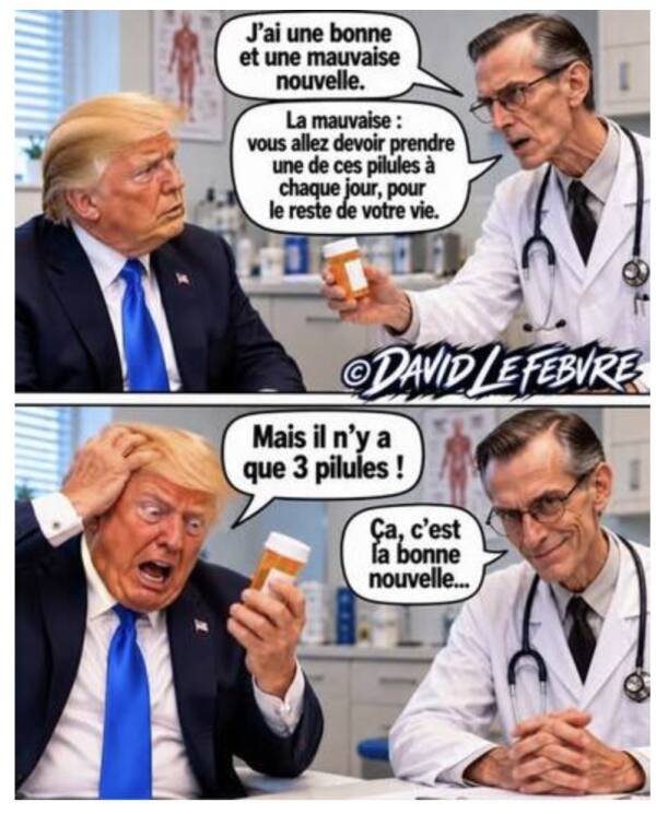 Une ordonnance en trois pilules