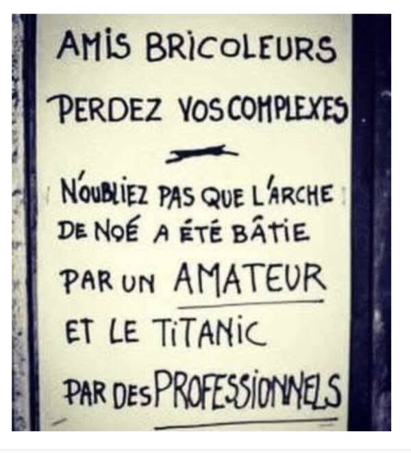 Citation humoristique pour les bricoleurs