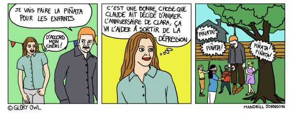 Une piñata inattendue